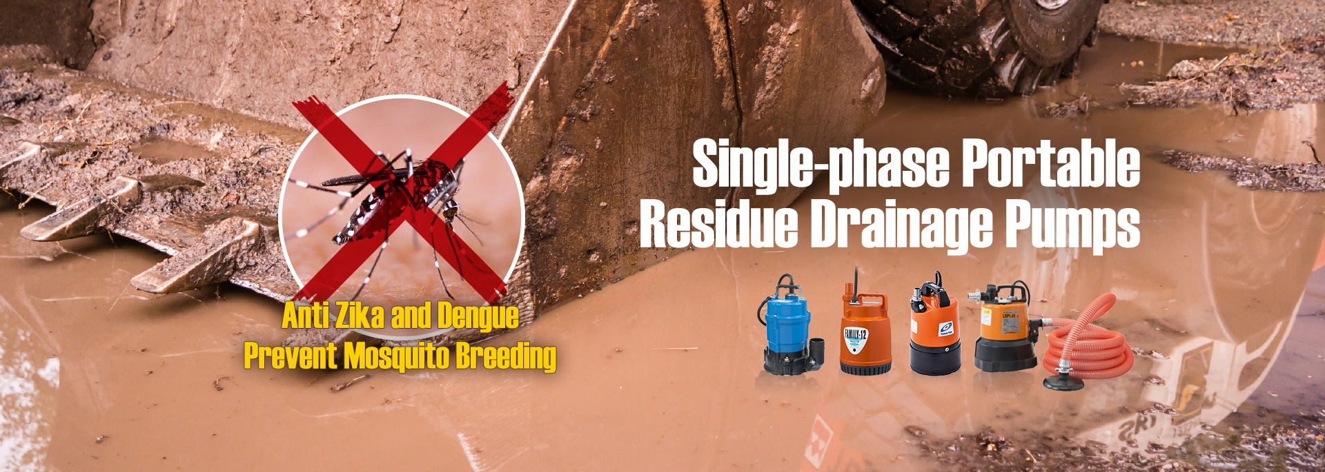 Single-phase Portable Residue Drainage Pumps