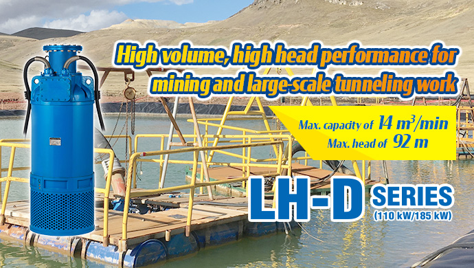 Submersible High Volume and High Head Drainage Pumps LH-D series